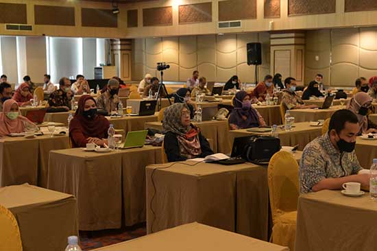 “Workshop” Persamaan Persepsi Validasi Data pada PDDIKTI (Sumber: HUMAS Universitas Riau)