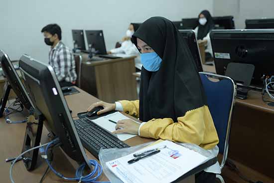 Jumlah Peserta UTBK-SBMPTN Tahun 2021 Meningkat (Sumber: HUMAS Universitas Riau)
