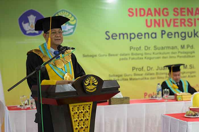 Ketua Panitia SMMPTN BARAT 2022 Prof Dr Ir Aras Mulyadi DEA (Sumber: HUMAS Universitas Riau)