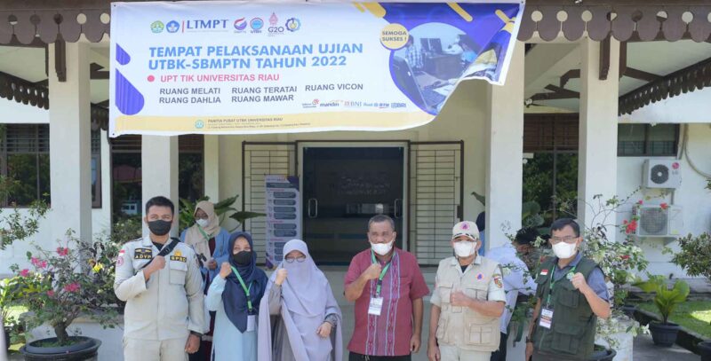 Sebanyak 840 Peserta Mengikuti Ujian UTBK-SBMPTN Tahun 2022 Gelombang I (Sumber: HUMAS Universitas Riau)