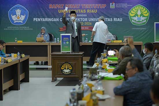 Terpilih 3 Calon Rektor UNRI (Sumber: HUMAS Universitas Riau)