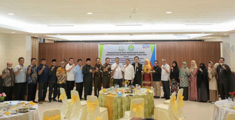 UNRI-Kejati Riau Tingkatkan Pengembangan SDM (Sumber: HUMAS Universitas Riau)