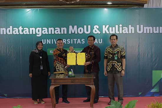 “MoU” Ini Berikan Dampak Positif Bagi Kedua Institusi (Sumber: HUMAS Universitas Riau)