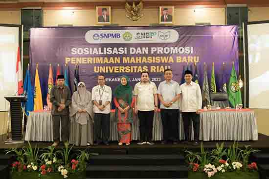 UNRI Laksanakan Sosialisasi dan Promosi Jalur Masuk PTN Tahun 2023 (Sumber: HUMAS Universitas Riau)