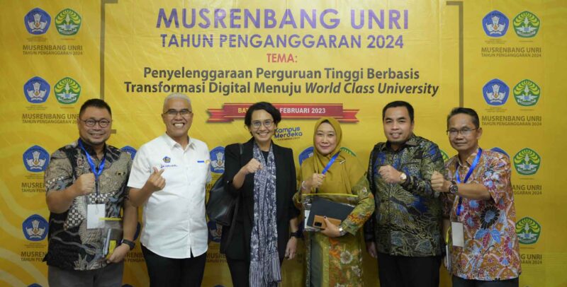 Penyelenggaraan Perguruan Tinggi Berbasis Transformasi Digital Menuju World Class University (Sumber: HUMAS Universitas Riau)
