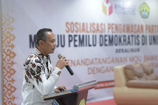 Pengawasan Partisipatif Perguruan Tinggi Untuk Pemilu Demokratis (Sumber: HUMAS Universitas Riau)