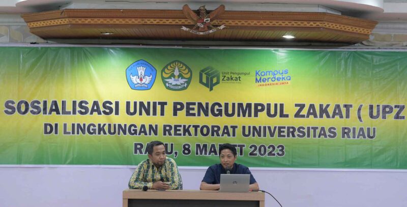 Bayar Kewajiban Zakat Melalui UPZ-UNRI (Sumber: HUMAS Universitas Riau)