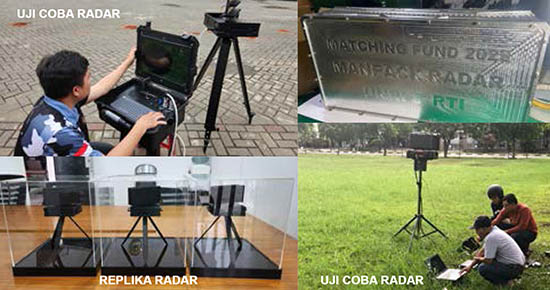 uji coba radar (Sumber: HUMAS Universitas Riau)