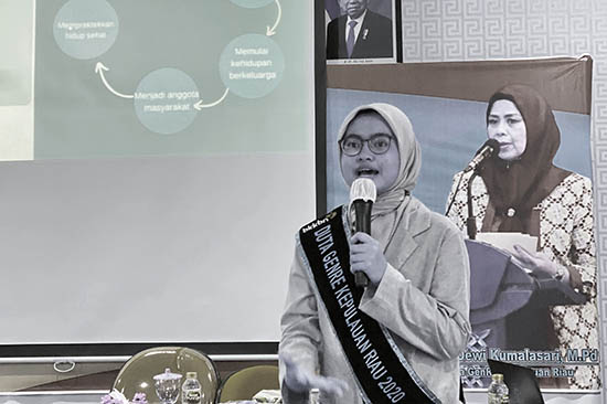 Syafira Wakili UNRI Pada Pilmapres Tingkat Nasional Tahun 2023 (Sumber: HUMAS Universitas Riau)