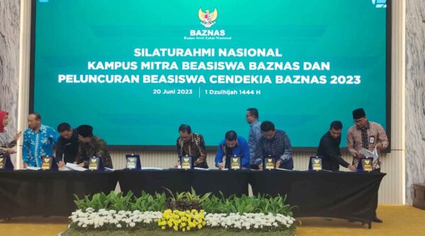Beasiswa Cendekia BAZNAS 2023 Memperkuat Jaringan Pendidikan Nasional (Sumber: HUMAS Universitas Riau)