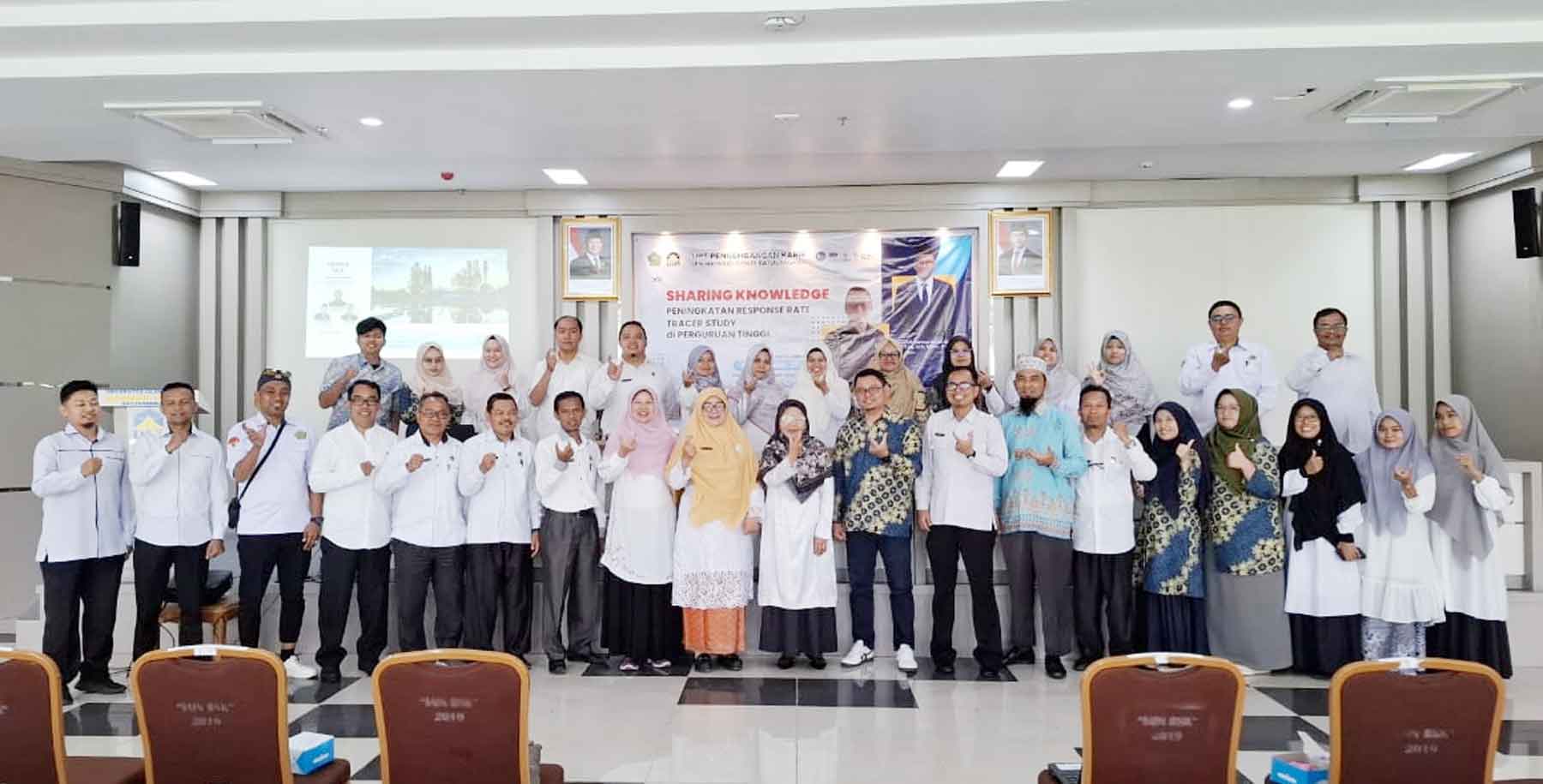 Pusat Tracer Study Unri Gelar Kegiatan Sharing Knowledge untuk Peningkatan Response Rate Tracer Study di Perguruan Tinggi