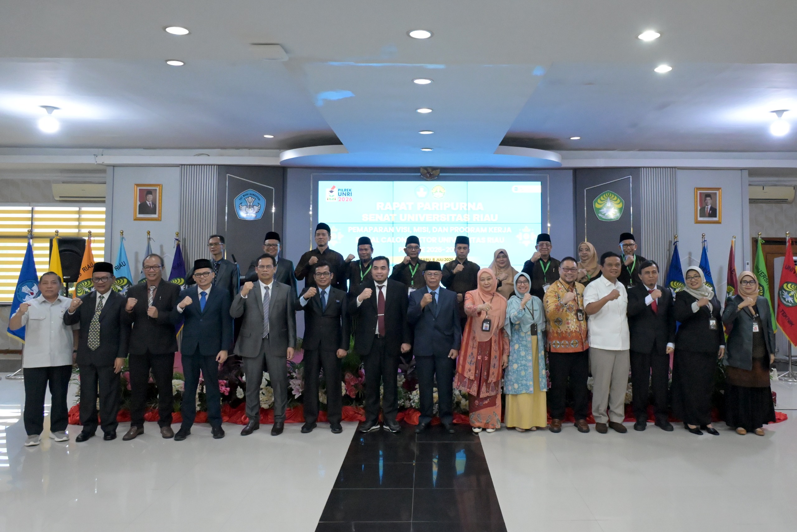 Delapan Bakal Calon Rektor Periode 2026–2030 Sampaikan Visi, Misi, dan Program Kerja, Tiga Nama Lolos ke Tahap Selanjutnya