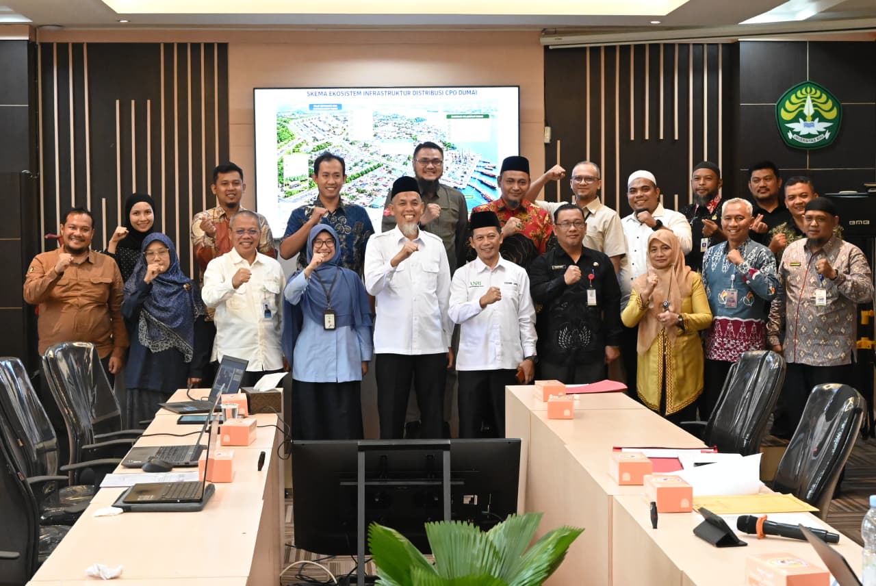 Unri dan BRIDA Dumai Bersinergi Wujudkan Hilirisasi Sawit Berkelanjutan Melalui Kajian Hub CPO