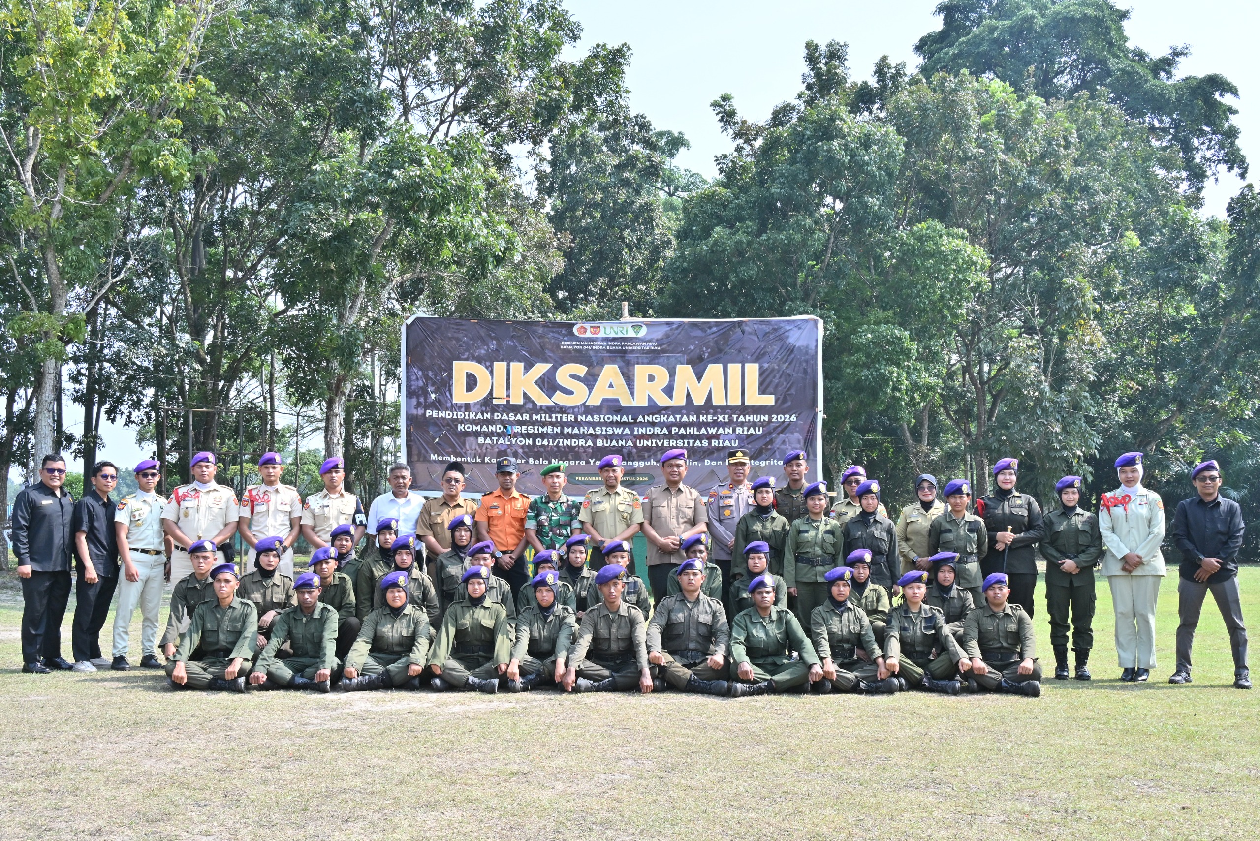 Diksarmil Menwa Unri Angkatan XI Resmi Ditutup, Bentuk Karakter dan Kepemimpinan Mahasiswa