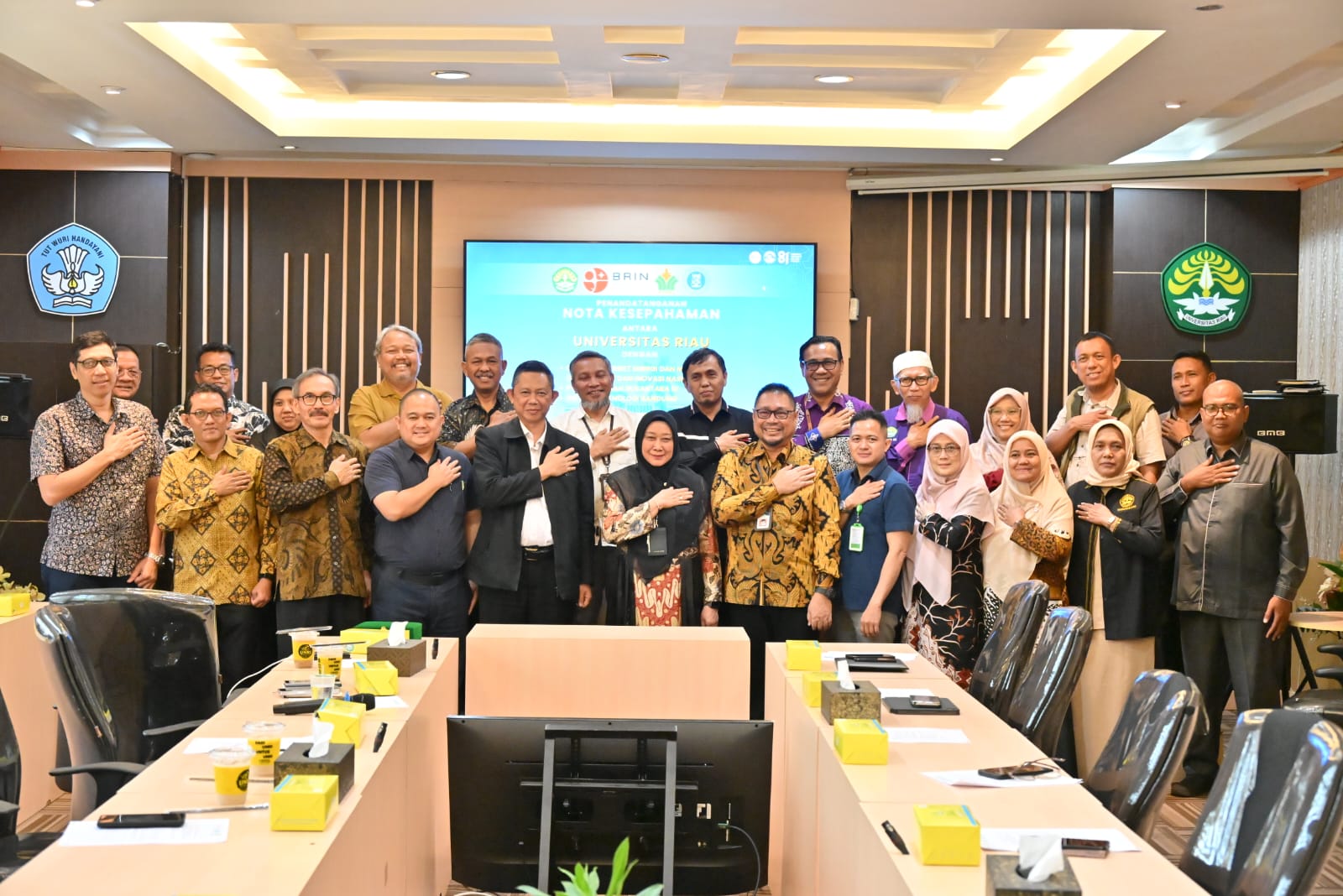 Unri Perkuat Kolaborasi Riset dan Inovasi Bersama BRIN, PTPN IV, dan ITB