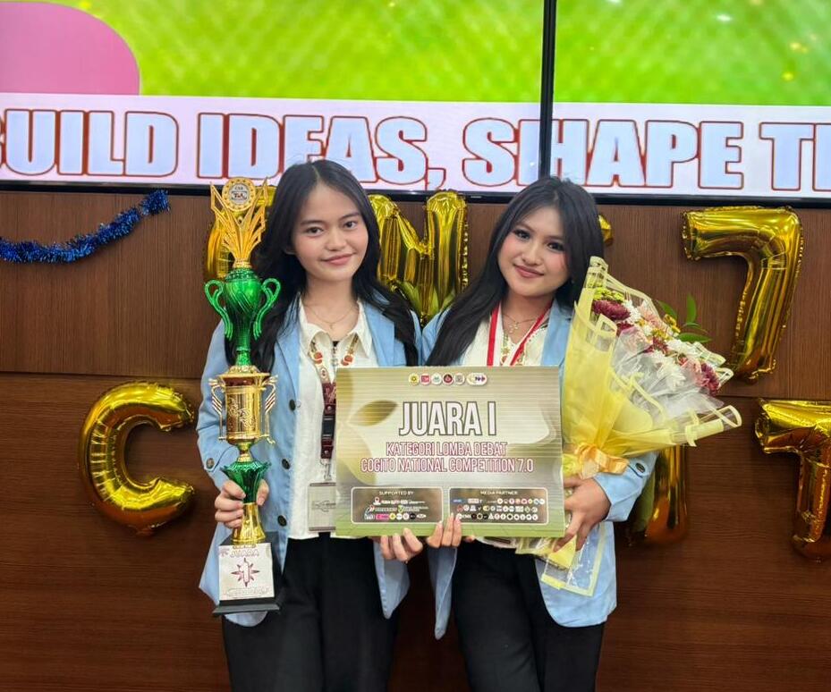 Mahasiswa FH Unri: Angels dan Ernawati Raih Juara 1 Lomba Debat Cogito National